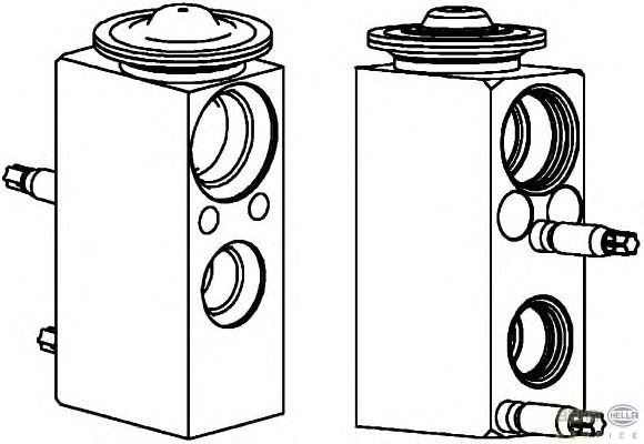 Расширительный клапан, кондиционер HELLA 8UW 351 239-591