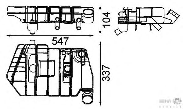 Расширительный бачок HELLA 8MA 376 705-071
