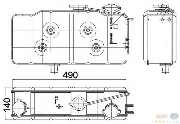 Расширительный бачок HELLA 8MA 376 705-181