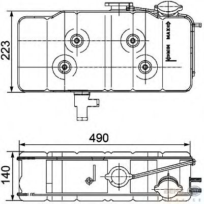 Расширительный бачок HELLA 8MA 376 705-211