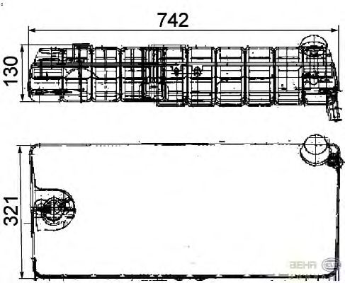 Расширительный бачок HELLA 8MA 376 705-251