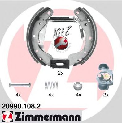 Гальмівні колодки ZIMMERMANN 20990.108.2