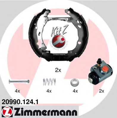 Тормозные колодки ZIMMERMANN 20990.124.1