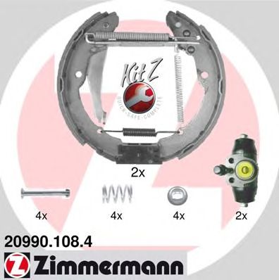 Тормозные колодки ZIMMERMANN 20990.108.4