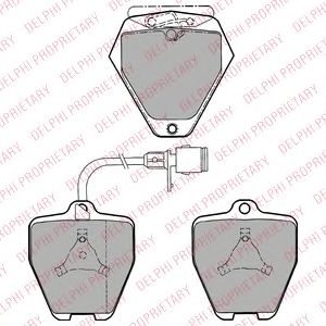 Тормозные колодки DELPHI LP1024
