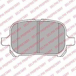 Гальмівні колодки DELPHI LP1144