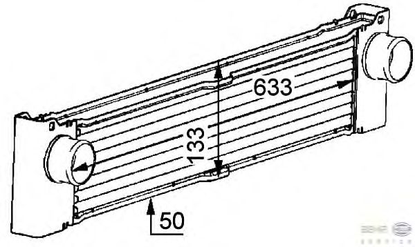 Интеркулер HELLA 8ML 376 723-521