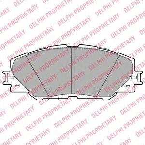 Тормозные колодки DELPHI LP2003