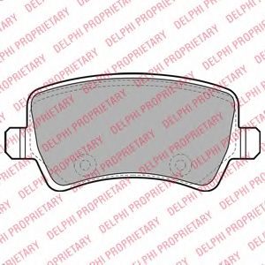 Тормозные колодки DELPHI LP2008