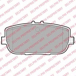 Тормозные колодки DELPHI LP2027