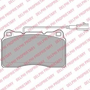 Тормозные колодки DELPHI LP2045
