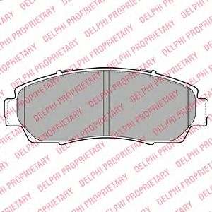 Тормозные колодки DELPHI LP2046