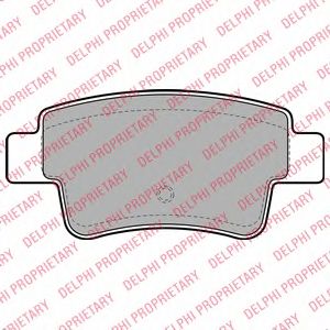 Тормозные колодки DELPHI LP2055