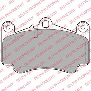Тормозные колодки DELPHI LP2056