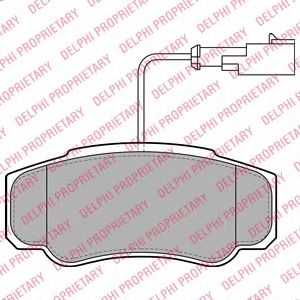 Тормозные колодки DELPHI LP2054