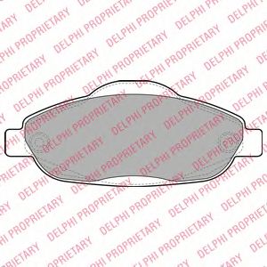 Тормозные колодки DELPHI LP2070