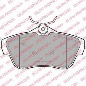 Тормозные колодки DELPHI LP2071