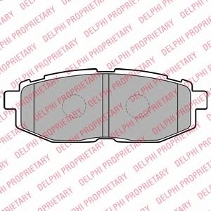 Тормозные колодки DELPHI LP2076
