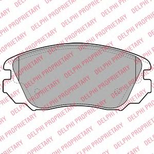 Тормозные колодки DELPHI LP2080