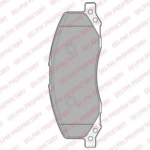 Тормозные колодки DELPHI LP2082