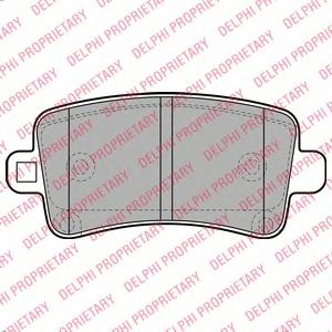Тормозные колодки DELPHI LP2084
