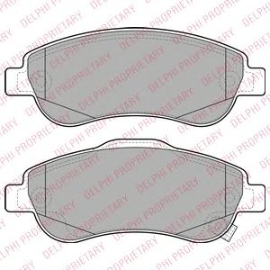 Тормозные колодки DELPHI LP2093