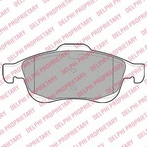 Тормозные колодки DELPHI LP2101