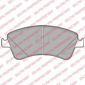 Тормозные колодки DELPHI LP2104
