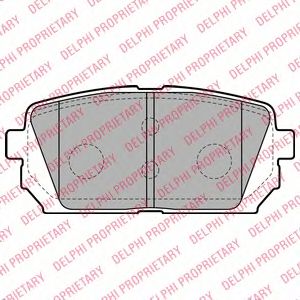 Тормозные колодки DELPHI LP2051