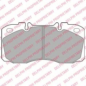 Тормозные колодки DELPHI LP2138
