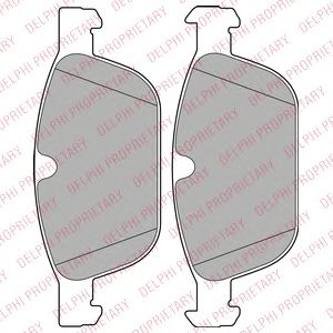 Тормозные колодки DELPHI LP2140