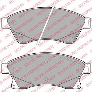 Тормозные колодки DELPHI LP2142