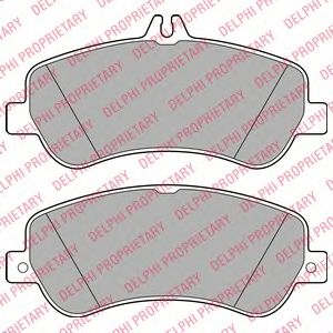 Тормозные колодки DELPHI LP2146