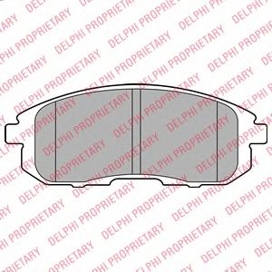 Тормозные колодки DELPHI LP2148