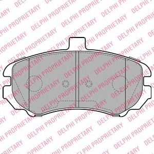 Гальмівні колодки DELPHI LP2150