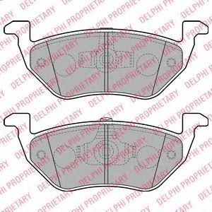 Тормозные колодки DELPHI LP2158