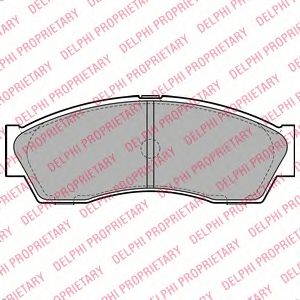 Тормозные колодки DELPHI LP2159