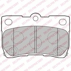 Тормозные колодки DELPHI LP2130