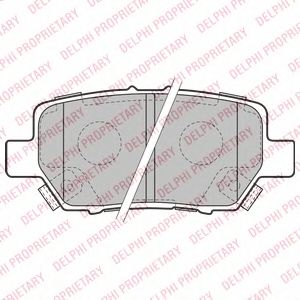 Гальмівні колодки DELPHI LP2160