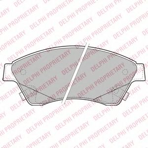 Тормозные колодки DELPHI LP2171