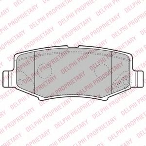 Тормозные колодки DELPHI LP2172