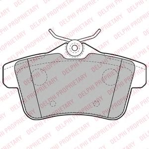 Тормозные колодки DELPHI LP2180