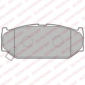 Тормозные колодки DELPHI LP2182