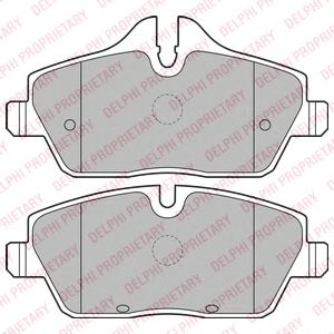Тормозные колодки DELPHI LP2186