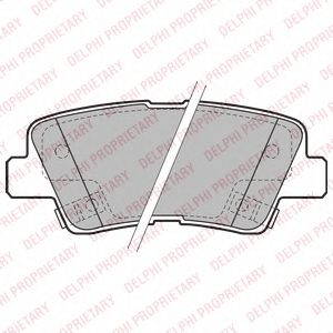 Тормозные колодки DELPHI LP2195