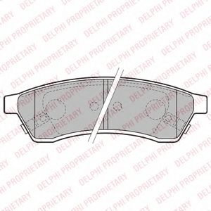 Тормозные колодки DELPHI LP2197
