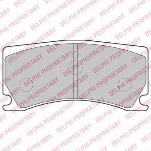 Тормозные колодки DELPHI LP2217