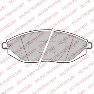 Тормозные колодки DELPHI LP2218