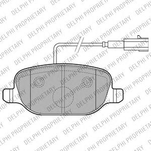 Тормозные колодки DELPHI LP2223