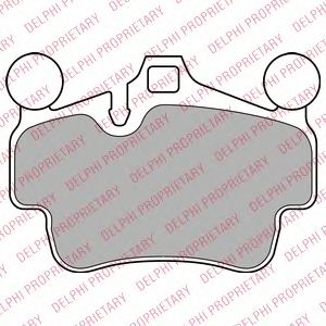 Тормозные колодки DELPHI LP2236